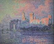 Paul Signac The Papal Palace Avignon (nn03) Sweden oil painting reproduction